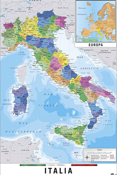 Mappa Dettagliata Italia