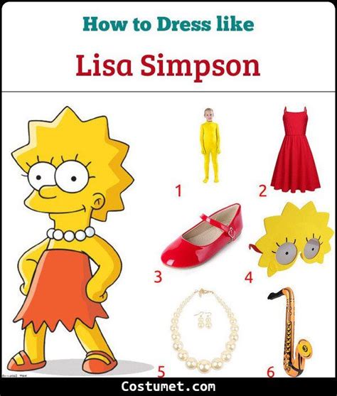 Lisa Simpson (The Simpsons) Costume for Halloween | Simpsons costumes ...