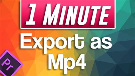 How To Save Adobe Premiere As Mp Step By Step Renee Robyn