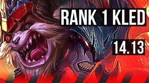 Kled Vs Aatrox Top Rank Kled Solo Kills K Dmg Na