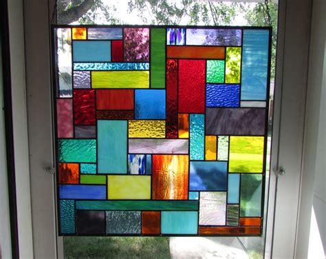 Stained Glass Panel Etsy