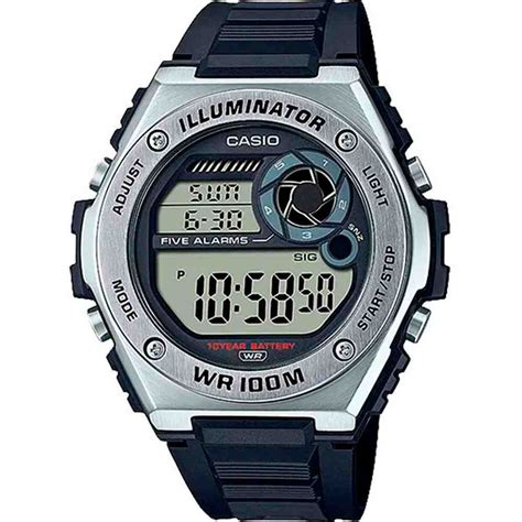 Rel Gio Casio Illuminator Masculino Preto Mwd H Avdf Elister