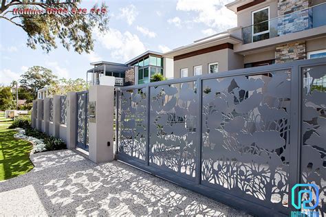 40 Models Of Modern Laser Cut Metal Gates Gates For Villas