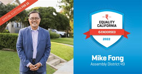 Equality California Endorses Mike Fong In Assembly District 49 Special