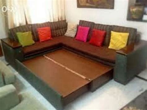 Seater Teak Wood Modern Wooden Sofa Cum Bed At Rs In Pimpri