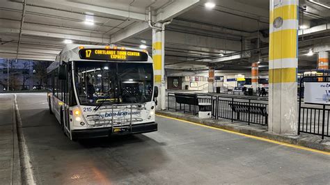 Bee Line On Board 2009 NABI 40 LFW Hybrid 215 On Bus Route 17 Express