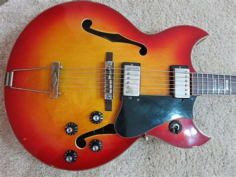 Vintage 1960s Ventura V 1400 Hollow Body Barney Kessel 6 Reverb