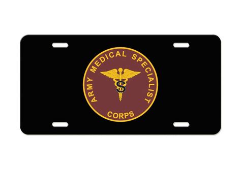 US Army Division Medical Specialist Corps Plaque Aluminum Etsy