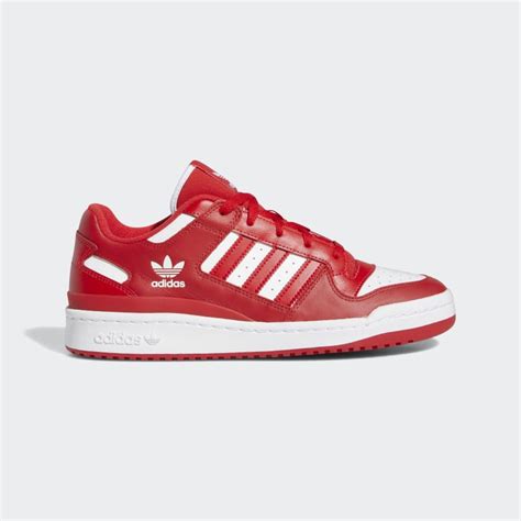 Adidas Forum Low Shoes Red Mens Lifestyle Adidas Us