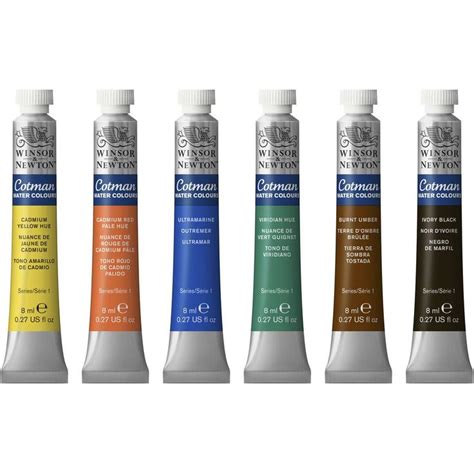 Buy Winsor Newton Cotman Watercolour Tubes 8ml 6 Pack For GBP 18 00