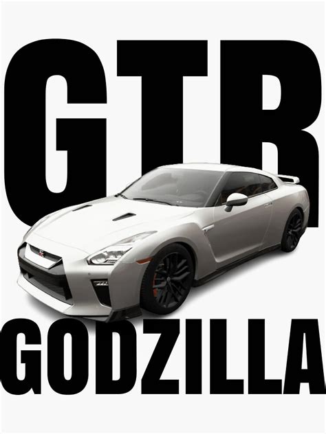 R Gtr Sticker For Sale By Motoshift Redbubble