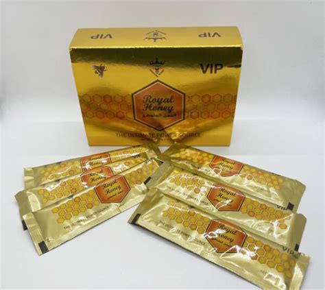 Vip Royal Honey 6 Sachets 20 Gram Each Royalty Honey Usa