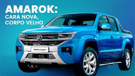 VW Amarok 2025 terá ROSTO NOVO em CORPO ANTIGO no Brasil YouTube