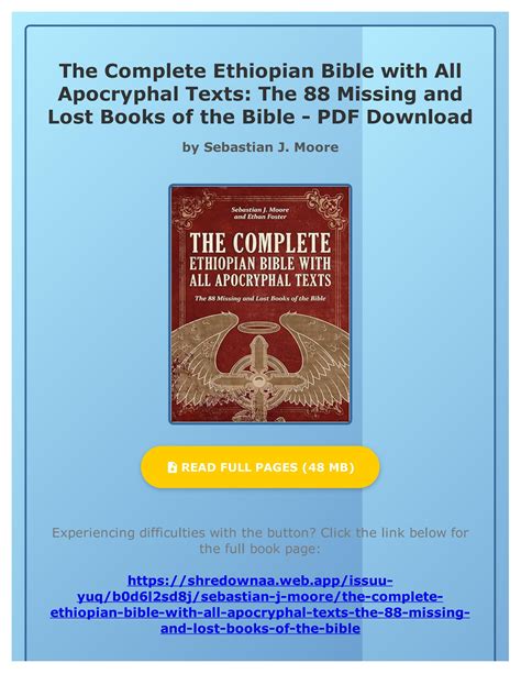 Pdf Free The Complete Ethiopian Bible With All Apocryphal Texts The