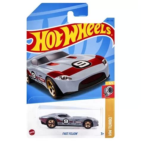 Hot Wheels Fast Felion Hw Turbo Samochodzik Kolekcjonerski Resorak Mattel