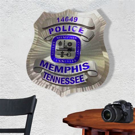 Memphis Police Badge 1 – Premier Metal Art