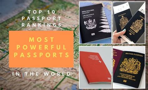 Top 10 Passport Rankings Worlds Most Powerful Passport Iam Immigration And Migration Uk