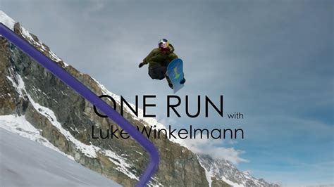 ONE RUN With Luke Winkelmann YouTube