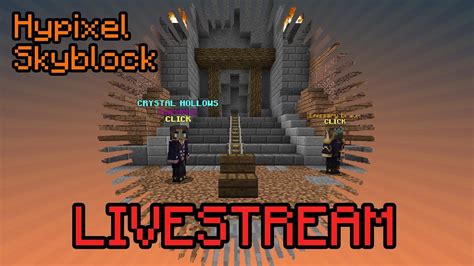 Vorbereiten Auf Crystal Hollows Hypixel Skyblock Livestream Deutsch