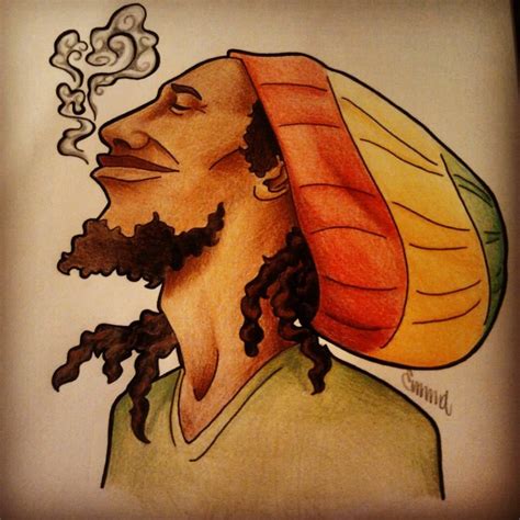 Bob Marley Caricature Handmade Drawing Arte Bob Marley Inspiração De Desenho Tatuagem