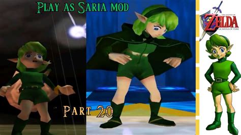 Legend Of Zelda Ocarina Of Time Play As Saria Mod Part 20 Youtube