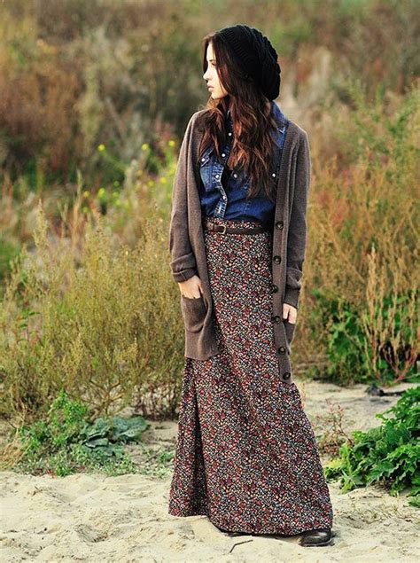 Long Skirt Ideas In Winter Inspired Luv