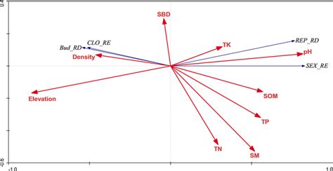 Redundancy Analysis Rda Biplots Showing The Relationships Between Download Scientific Diagram