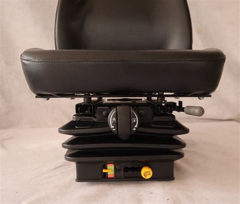 HEAVY DUTY BLACK VINYL MECHANICAL SUSPENSION SEAT FOR INDUSTRIAL