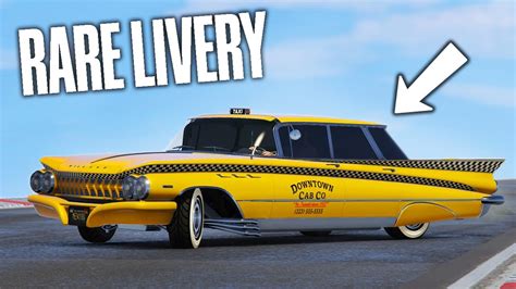 You Can Get This Super Rare Taxi Livery In Gta Online Youtube