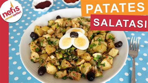 Patates Salatası Salata Tarifleri Nefis Yemek Tarifleri YouTube