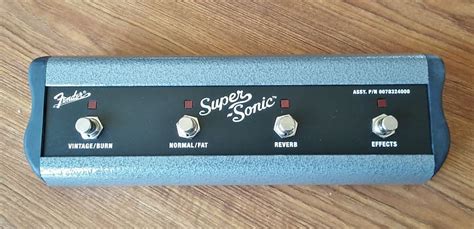 Fender Super Sonic Footswitch Free Shipping 701 Reverb