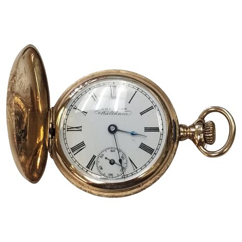 14 Karat Yellow Gold American Waltham Pocket Watch At 1stdibs American Waltham Taskukello Bandf