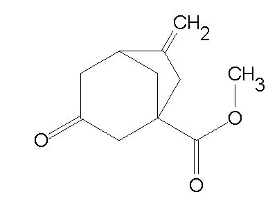 Methyl 6 Methylene 3 Oxobicyclo 3 2 1 Octane 1 Carboxylate C11H14O3