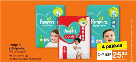 Pampers Enkelpakken Aanbieding Bij Albert Heijn