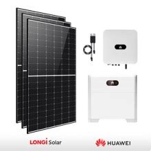 Kit Fotovoltaico Kw Longi Solar Huawei Con Accumulo Kwh