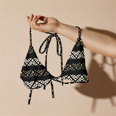 Navajo Aztec Recycled String Bikini Set Southwest Navajo Clothing