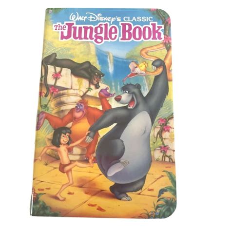 Walt Disneys Classic The Jungle Book Vhs Black Diamond Issue