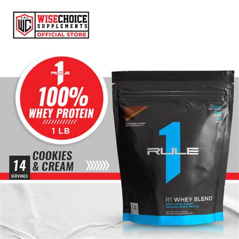 RULE 1 WHEY BLEND 1 LBS CHOCOLATE FUDGE FLAVOR Lazada PH