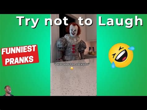 Try Not To Laugh Funny Jump Scare Pranks Youtube