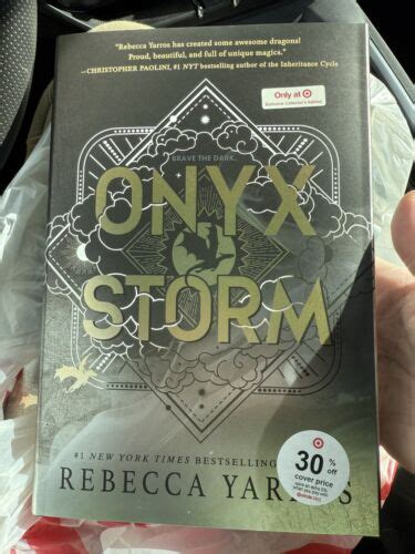 Onyx Storm Target Exclusive Edition By Rebecca Yarros Hardcover