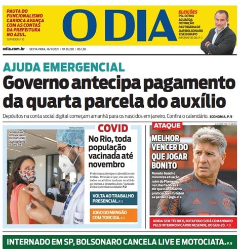 Dimas Roque Leia O Jornal O Dia Do Dia