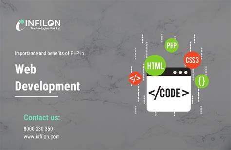 Importance And Benefits Of Php In Web Development Infilon