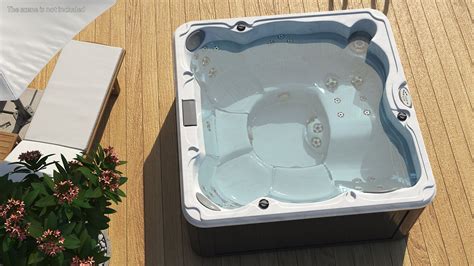 JACUZZI J Hot Tub Grey With Water D Model Ds Blend C D Fbx Max Ma Lxo Obj