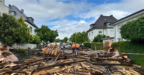 Aufr Umarbeiten Nach M Glichem Tornado In Hagen Nrw Mindener Tageblatt