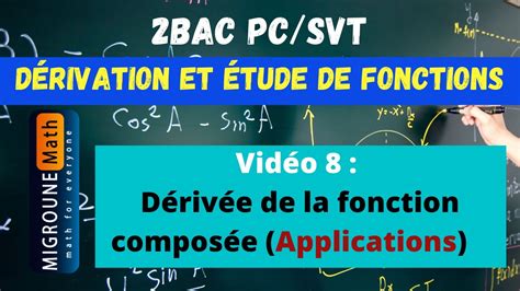 D Riv E De La Fonction Compos E Applications D Rivation Et Tude De