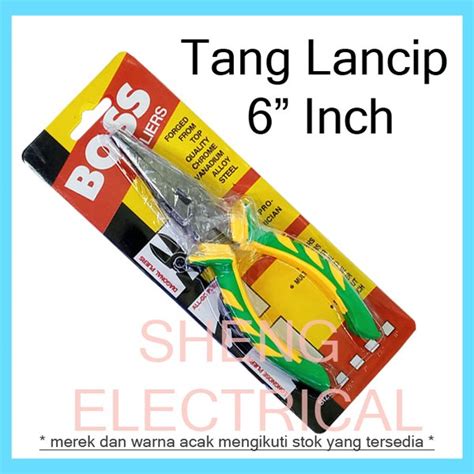 Jual Tang Kombinasi Buaya Tang Potong Buaya 6 Inci Long Nose Plier