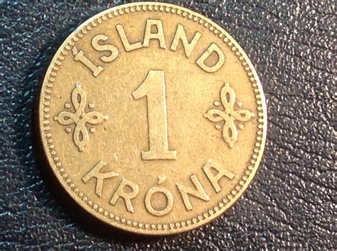 1929 Iceland 1 Krona - For Sale, Buy Now Online - Item #374036