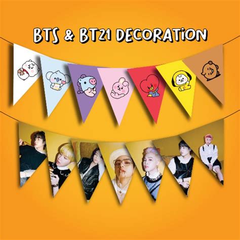 Jual Dekorasi Bts Banner Bt Bendera Flag Dekor Merchendise Army Jimin