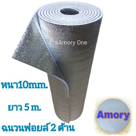 ฉนวนกันความร้อนพีอีโฟมเคลือบฟอยล์2ด้านหนา10mm×กว้าง90cm×ยาว5minsulations Pe Foil 2 Sides