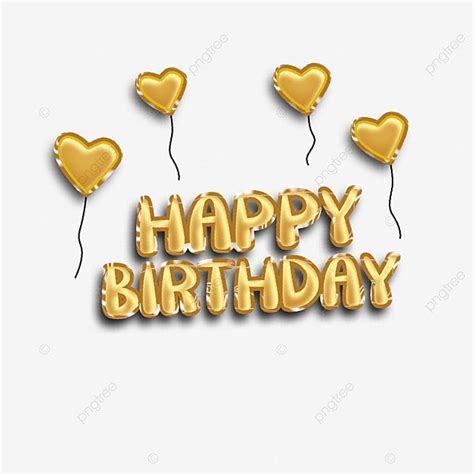 Happy Birthday Design Png Image Happy Birthday Gold Foil Design Happy Birthday Gold Foil